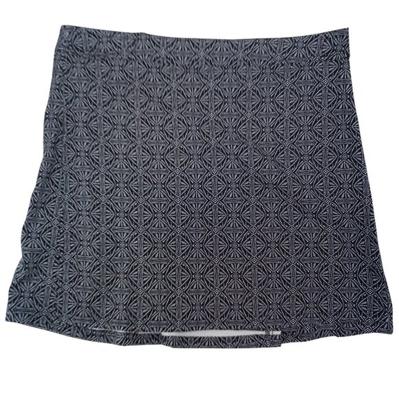 RipSkirt Length 2 Wrap Geometric Skirt Coverup Size XL Black White Adjustable - Picture 2 of 12